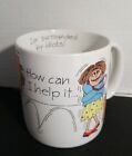 Vintage Russ Berrie And Co "I'm Surrounded by Idiots" Office Coffee Mug Funny...