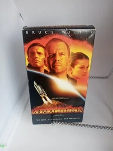 Armageddon VHS VCR Video Tape Movie Ben Affleck, Bruce Willis - Picture 1 of 2