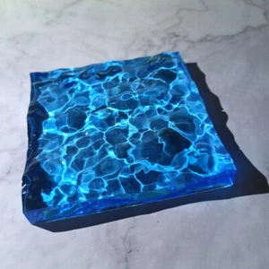 1 Stck. 10x10cm Welle Wasser Welle Szene Boden Modell Ornament Harz Basis Zubehör - Bild 1 von 12