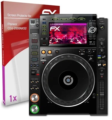atFoliX Verre film protecteur pour Pioneer CDJ-2000NXS2 9H Hybride-Verre - Photo 1/4