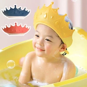 Adjustable Baby Ear Protection Safe Children Shower Head Cover Crown Wash Cap Ww - Picture 1 of 19