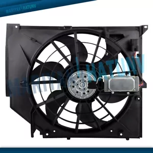 Radiator Cooling Fan Assembly For BMW 3 Series 325i 328i 330i E46 17117510617 - Picture 1 of 7