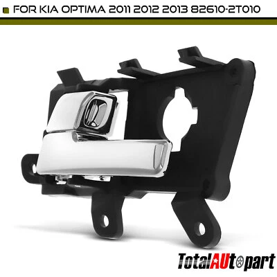 Manija de puerta interior cromada negra para Kia Optima 2011 2012 2013 conductor delantero derecho Foto 1 de 4