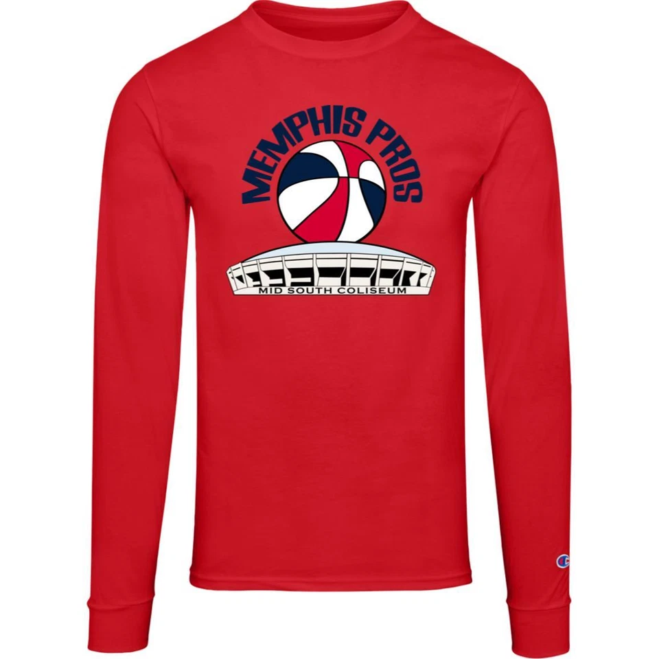 Memphis Pros Long Sleeve Shirt Supreme A2 | ABA Basketball Team - Image 1 of 1