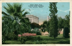 Postal Alamo Plaza Park Gibbs Building San Antonio Tex Texas TX   - Imagen 1 de 2