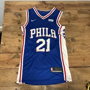 Maglia NBA Philadelphia 76ers Joel Embiid #21 taglia 44 Nike Swingman NBA - Foto 1 di 6