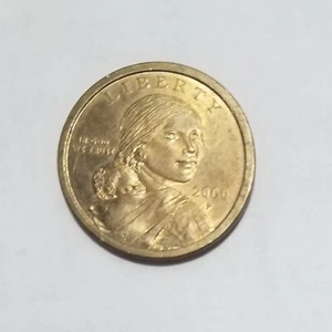 2000 P SACAGAWEA 1 DOLLAR US Münze - Bild 1 von 2