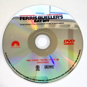 Ferris Buellers Day Off DVD Disc Only 1986 1999 WS Matthew Broderick Mia Sara - Picture 1 of 3