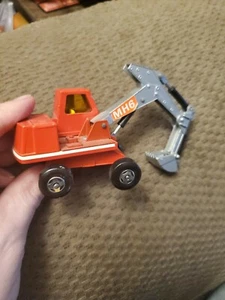 1970 Matchbox King Size K-1 Hydraulic Excavator, Red and Silver - Picture 1 of 5