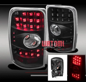 00-06 CHEVY/GMC SUBURBAN TAHOE YUKON XL DENALI LED TAIL LIGHT BLACK 02 03 04 05 - Picture 1 of 1