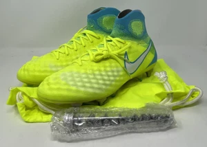 New Nike Magista Obra 2 Elite SG Pro Volt Womens Size 9.5 Mens 8 Rare 844209 718 - Picture 1 of 8