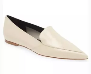 Aeyde Martha Pointed Toe Flats Womens 8.5 Minimalist Neutral Contemporary New - Picture 1 of 9
