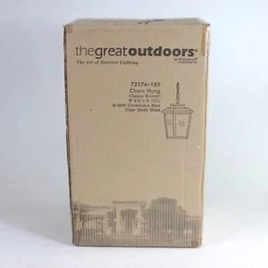 Minka Lavery Great Outdoors Irvington Manor Bronze Chain Hung Lantern 72174-189 - Picture 1 of 8