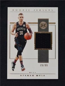 2018-19 Panini Encased Rookie Jerseys #RJ-DM Dzanan Musa /99