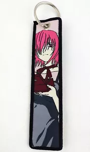 Elfen Lied Lucy Kaede Nyu Anime Manga Fabric Keychain Woven Patch Jet Tag 5" New - Picture 1 of 5