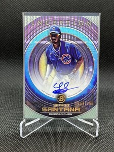 2022 Bowman Inception Baseball Yeison Santana Prospect Autograph 119/250