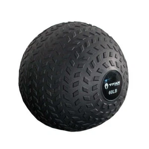 Titan Fitness 60 libbre battistrada in gomma palla da sbattere, rimbalzo morto, diametro 11,5 pollici - Foto 1 di 9