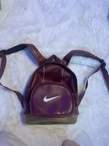 Nike backpack vintage Original 90s leather unisex rare backpack Rare colours - Picture 1 of 7