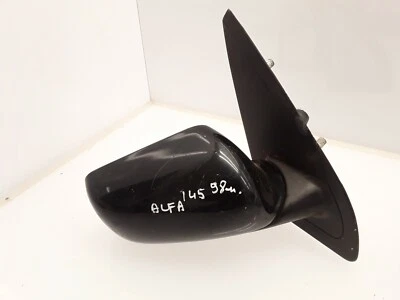 MIROIR ÉLECTRIQUE CÔTÉ DROIT AVANT ALFA ROMEO 145 1999 NOIR OEM - Photo 1/4
