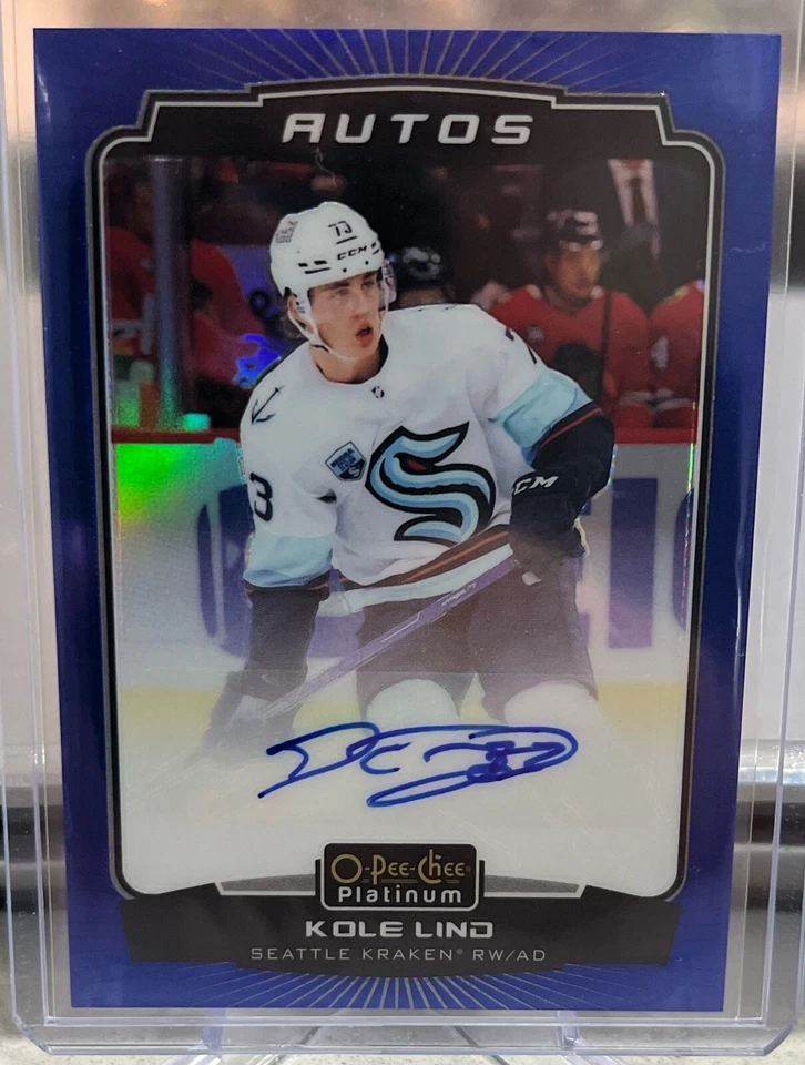 KOLE LIND 2022-23 OPC Platinum ROOKE Auto BA-LI BLUE - Image 1 of 1