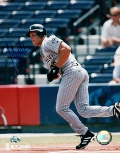 Gabe Kapler Signed Autographed 8X10 Photo Colorado Rockies Swing High Sig w/COA - Picture 1 of 2