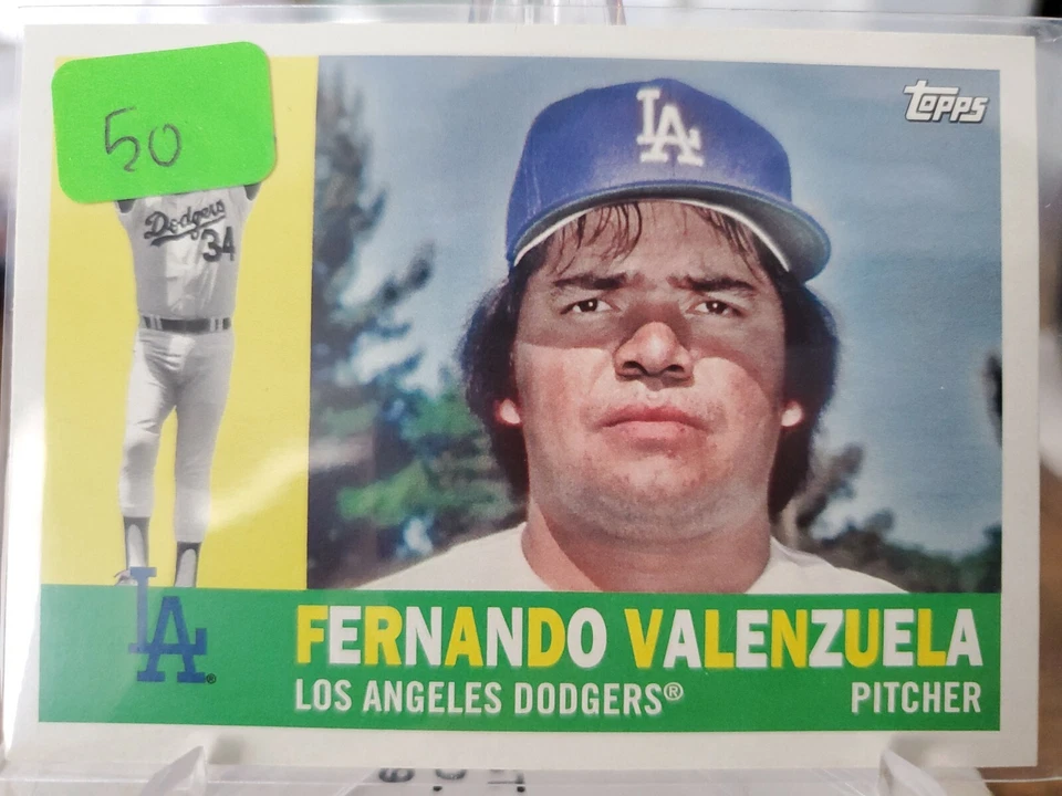 2017 Topps Archives #55 Fernando Valenzuela - NM-MT - Image 1 of 1
