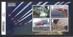 GREAT BRITAIN 2024 RED ARROWS BARCODED MINIATURE SHEET UNMOUNTED MINT - Picture 1 of 1