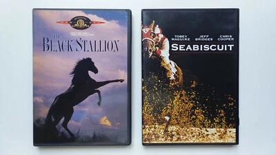 THE BLACK STALLION (1979) and SEABISCUIT (2003) - 2 DVDs of classic horse movies - Image 1 of 4