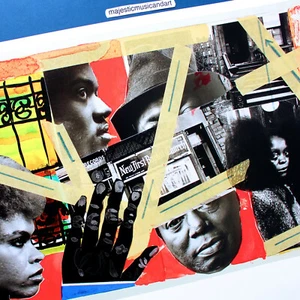 ROMARE BEARDEN HARLEM BLUES ORIGINAL 2019 EXHIBITION POSTER - Picture 1 of 5