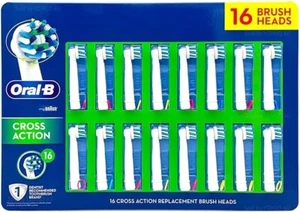 Oral-B Cross Action Replacement Brush Heads 16 Pack - Picture 1 of 3