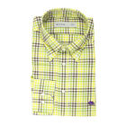 Etro Green Check Seersucker Cotton Shirt - Extra Slim - (Lt)