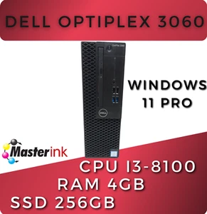 Dell OptiPlex 3060 SFF / CPU I3-8100 3.60 GHZ / RAM 4GB/SSD 256GB/W11 Pro - Bild 1 von 6