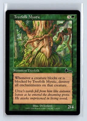(2x) TREEFOLK MYSTIC – MTG Magic the Gathering Card – Urza's Legacy – Common - Image 1 of 4