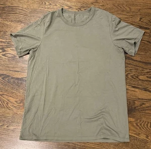 Camisa Lululemon Suave Manga Corta Mediana M Verde Oliva - Imagen 1 de 5