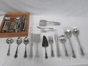 74-tlg. Reed & Barton Shubert Edelstahl 18/10 glänzend Service für 12 + 14 Portionen - Bild 1 von 19