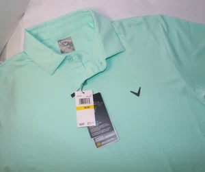 Callaway HERREN S/S GOLF POLOSHIRT ~ GRÜN ~ MITTEL ~ NEU MIT ETIKETT - Bild 1 von 3