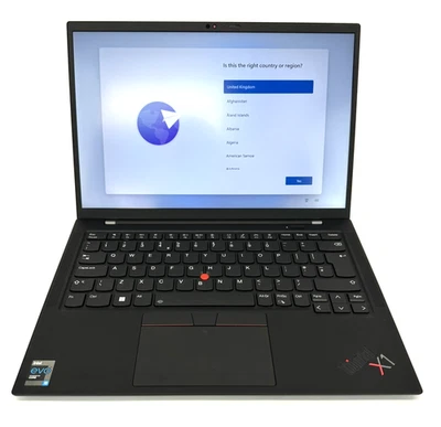 Lenovo ThinkPad X1 Carbon IntelCore EVO i5-1135G7 2.40GHz 8GB 256GB SSD (B) - Image 1 of 4