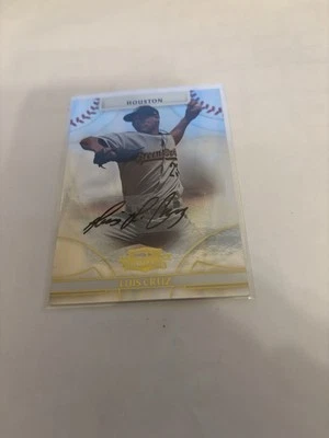 2008 Donruss Threads Autograph - Luis Cruz #86 Gold /975 (AU) - Image 1 of 2