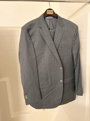 Abrigo deportivo traje Michael Bastian hecho en Italia 46R Foto 1 de 3