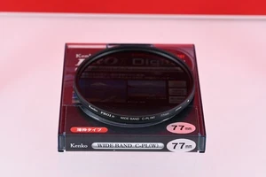 Kenko 77mm Screw-In Filter WIDE BAND C-PL(W)  [NEAR MINT] 1day Quick Shipping - Picture 1 of 6