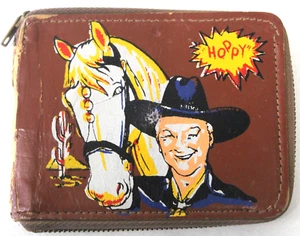 Vintage Hopalong Cassidy Boys Wallet - 1938 Patent Number - Picture 1 of 8
