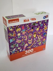 Nickelodeon 90s Puzzle Spongebob Ren Stimpy Aaagh Real Monsters CatDog Rugrats - Picture 1 of 10