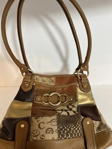 Sophia Caperelli Handtasche Patchwork Metallic schöne Handtasche - Bild 1 von 9