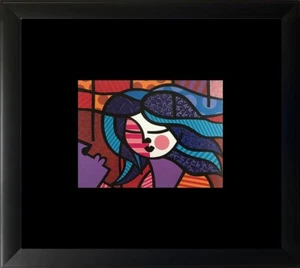 Romero Britto - 'Just Lovers' • Estampado artístico enmarañado personalizado - Imagen 1 de 1