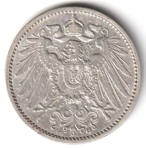 1905-G Deutsches Reich Mark ** beeindruckendes Doppelmünzzeichen ** Silber versandkostenfrei - Bild 1 von 3