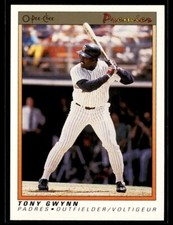 1991 O-Pee-Chee Premier #59 Tony Gwynn San Diego Padres