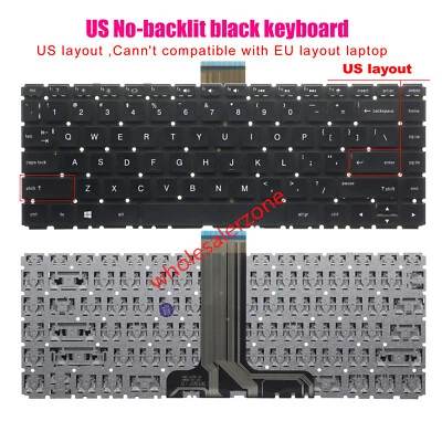 New US Keyboard For HP Stream 14-AX 14-AXxxxx 14-AX030WM/14-AX069ST 14-AX010WM - Image 1 of 4