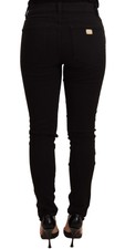 DOLCE & GABBANA Jeans Cotton Stretch Black Slim Fit Denim IT38 / US4/XS RRP $500