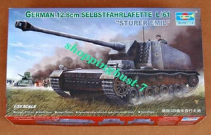Trumpeter 1/35 00350 German 12.8cm L/61 Sturer Emil - Picture 1 of 7