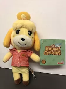 ANIMAL CROSSING New Horizons ISABELLE Soft Toy Keyring Approx 20cm Simba. NEW! - Picture 1 of 4